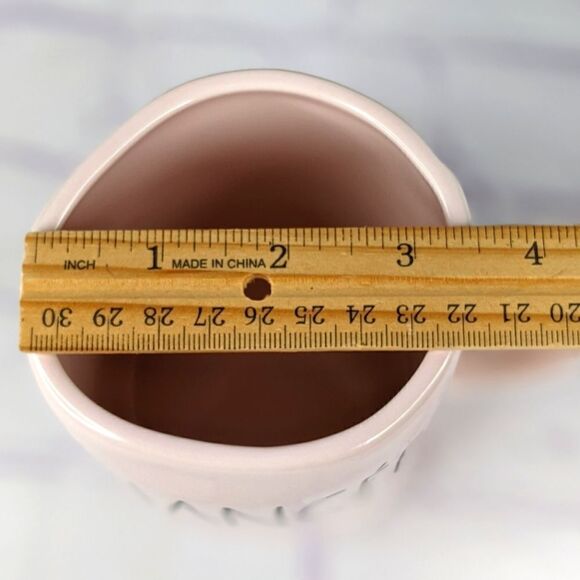 Rae Dunn FIANCEE Pink Ceramic Mug - Picture 6 of 6